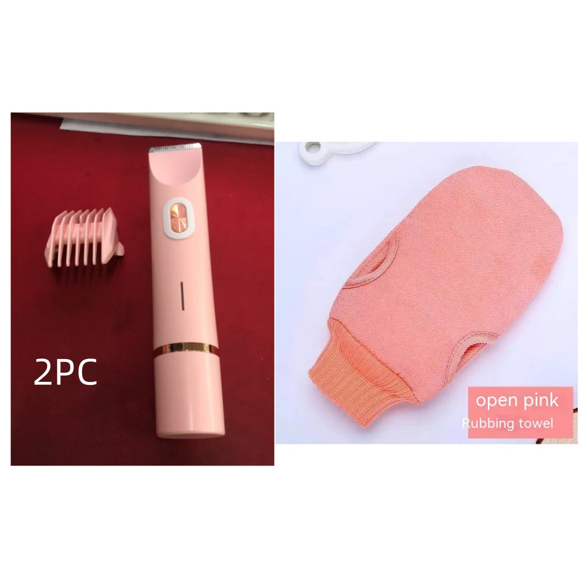 2-in-1 Women's Electric Shaver – Double Head Wet & Dry Body Hair Trimmer for Bikini, Legs & Underarms